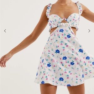 For love and lemons summer dress floral Size L